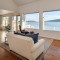 View out window to bay in Anacortes real estate photo